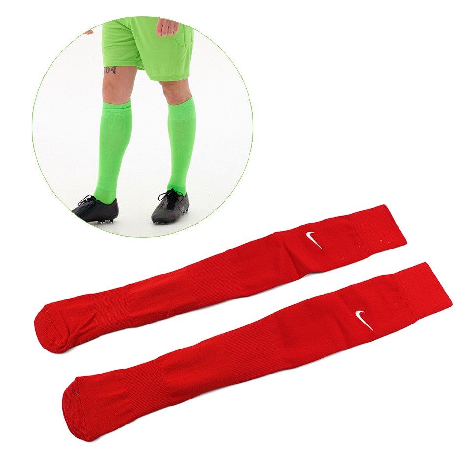 Qırmızı Yaşıl Rengli Uzun Nike Futbol Corabı